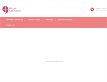 Tablet Screenshot of global-cosmetics.com